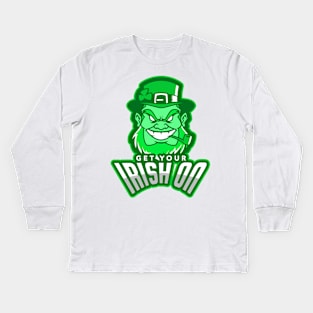 Get Your Irish On Kids Long Sleeve T-Shirt